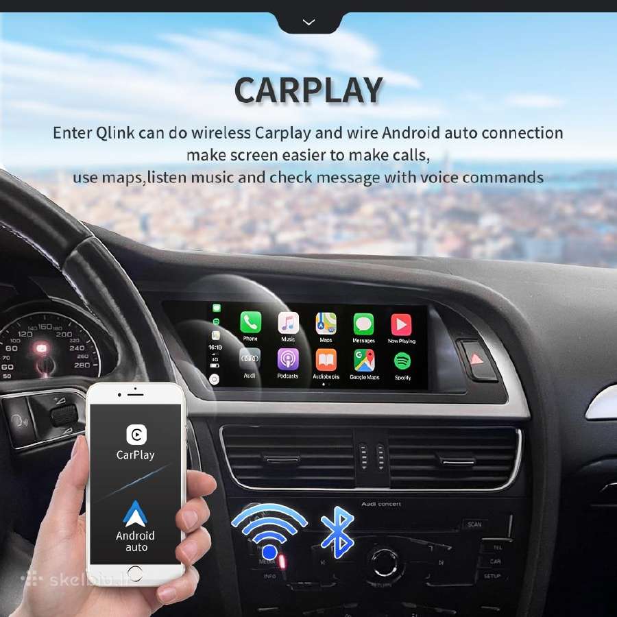 Audi A4 B8 ir A5 2008-2016 android multimediją - nuotraukos Nr. 5