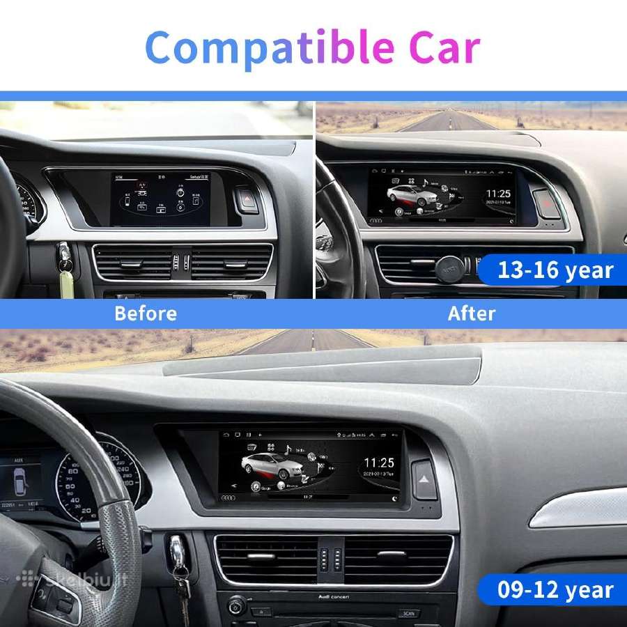 Audi A4 B8 ir A5 2008-2016 android multimediją - nuotraukos Nr. 6