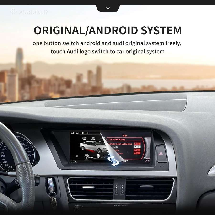Audi A4 B8 ir A5 2008-2016 android multimediją - nuotraukos Nr. 16