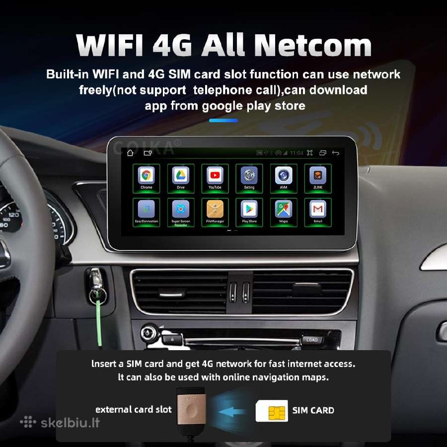 Parduodu Audi A4, Audi A5 android multimediją - nuotraukos Nr. 6