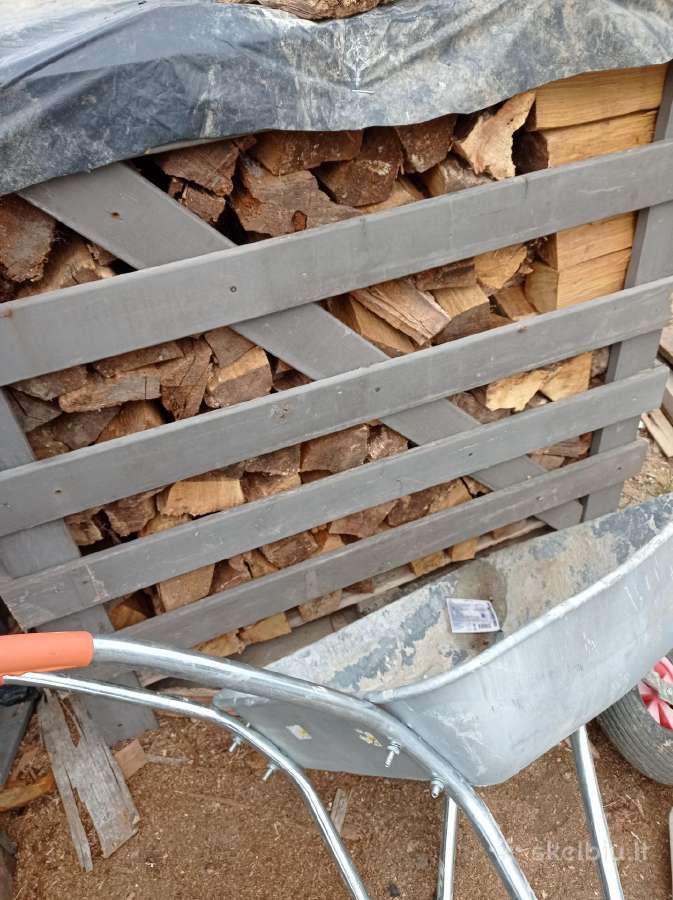 Malkos rąstais, kaladėmis, skaldytos. Įvairiais ki - nuotraukos Nr. 16