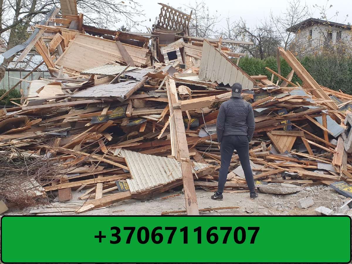 Šiukšliu išvežimas, Griovimo darbai