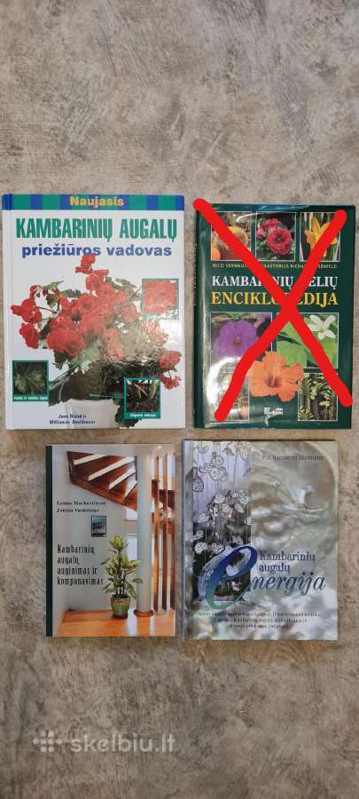 Knygos apie kambarinius augalus ir gėles