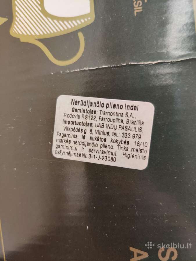 Tramontina nerūdijančio plieno puodelių komplektas - nuotraukos Nr. 4