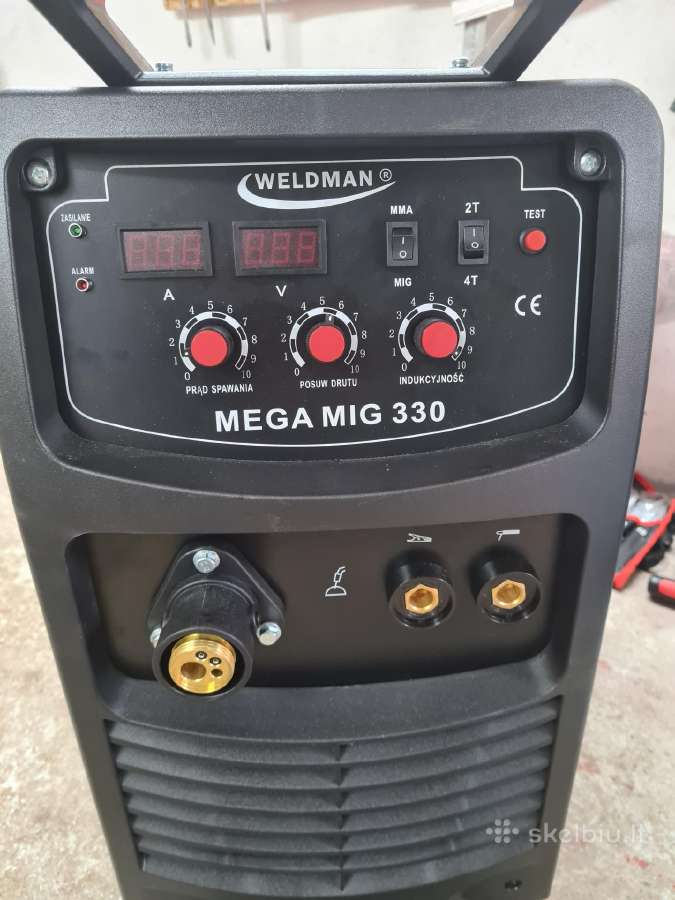 Pusautomatis Weldman Mega Mig 330 44 - nuotraukos Nr. 6