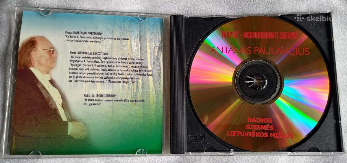 Antanas Paulavičius giesmės dainos mišios CD - nuotraukos Nr. 6
