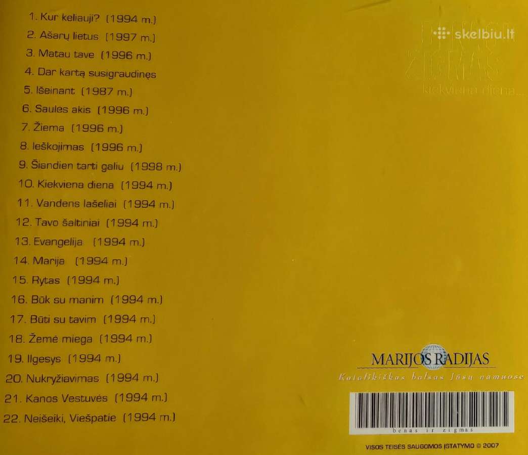 Benas ir Zigmas kiekviena diena CD - nuotraukos Nr. 4