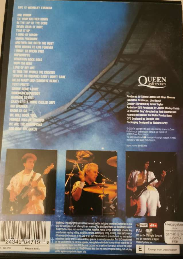 Queen Dvd - nuotraukos Nr. 2