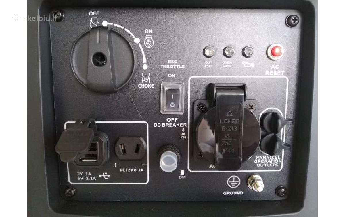 Inverterinis generatorius 2,3kw, benzininis - nuotraukos Nr. 2