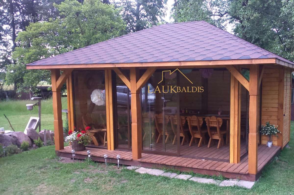 Pavėsinės Su Stiklais Laukbaldis - nuotraukos Nr. 6
