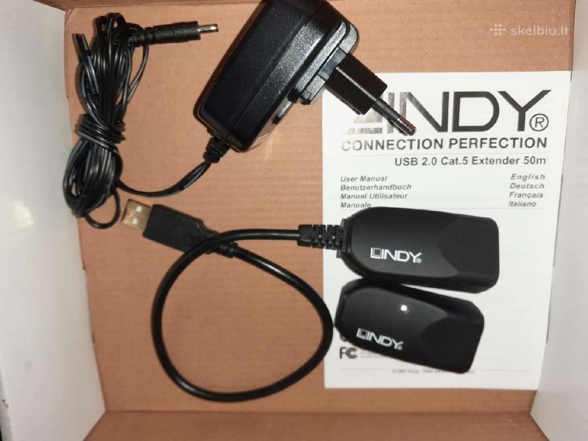 Lindy Usb Lan prailginimas 50m - nuotraukos Nr. 2
