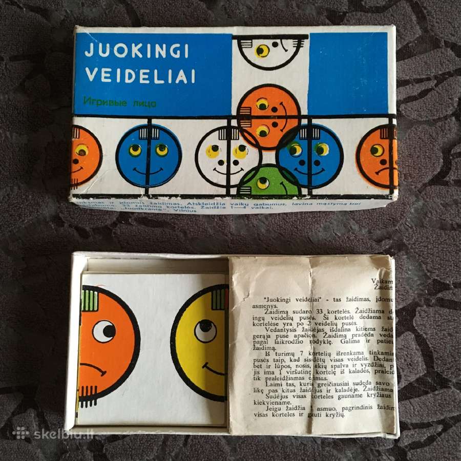 Vintažinis žaidimas Juokingi veideliai