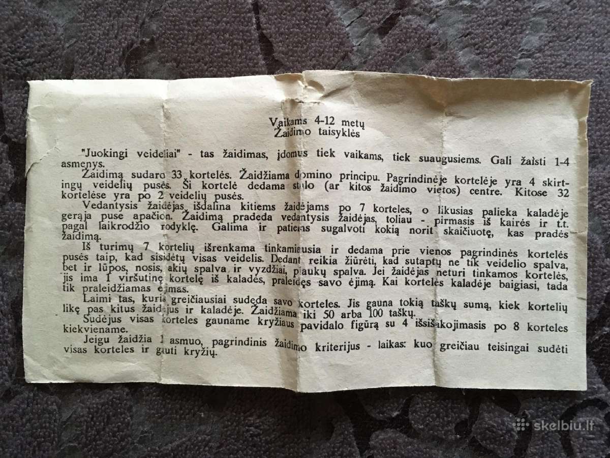 Vintažinis žaidimas Juokingi veideliai - nuotraukos Nr. 4