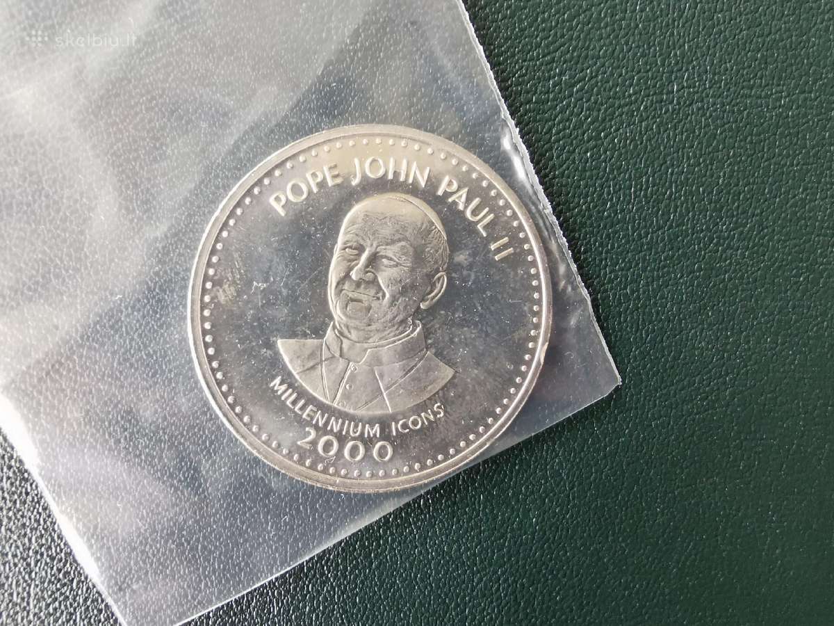 Somalis 2000 25 shillings Pope John Paul II Bu