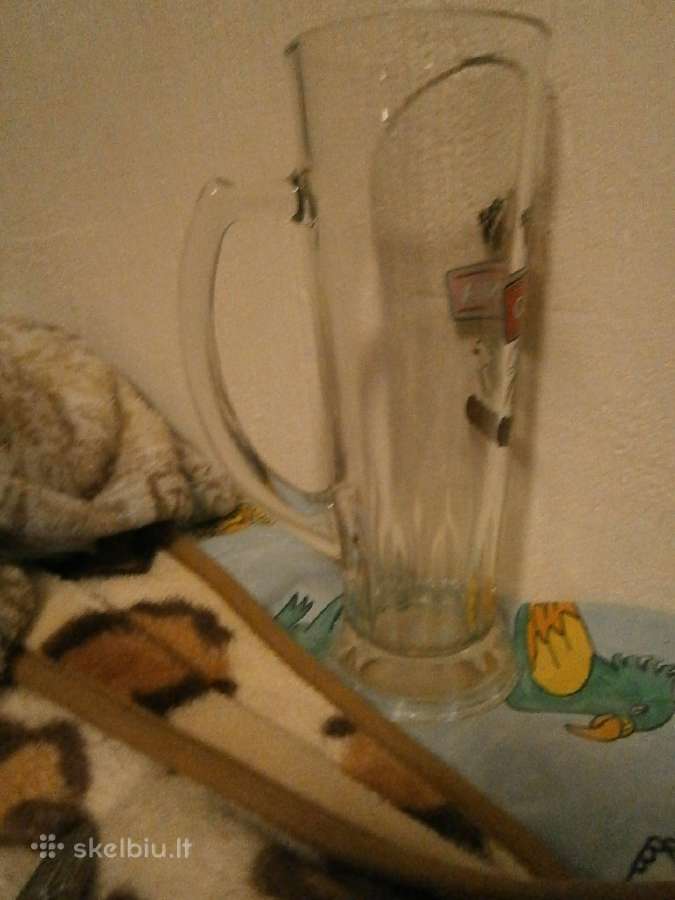Alaus bokalas 0,5l iš storo stiklo - nuotraukos Nr. 2