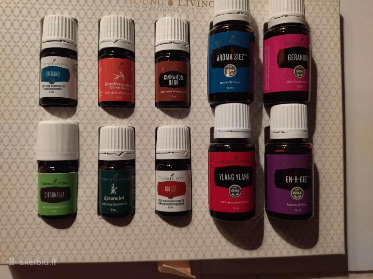 Terapines klases "Young living" aliejai