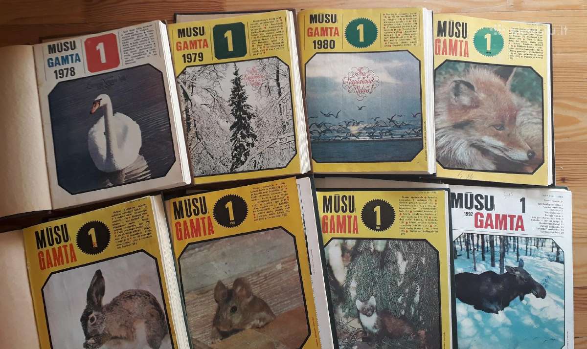 Parduodami žurnalai „Mūsų gamta“