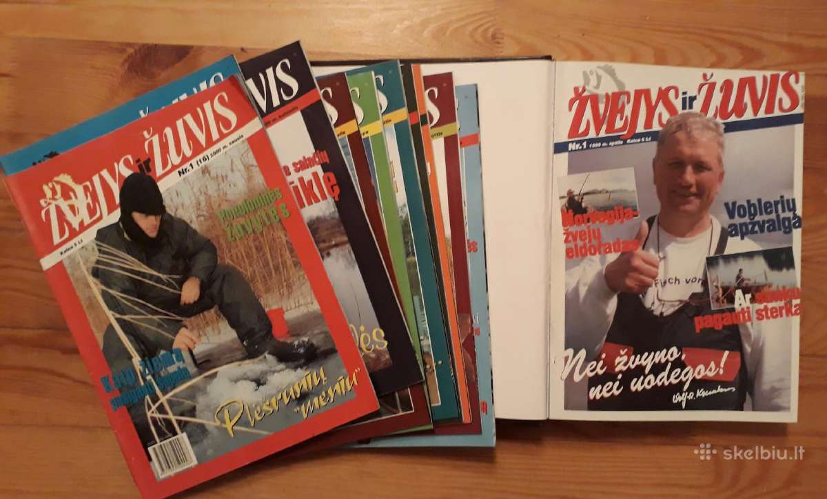 Parduodami žurnalai „Žvejys ir žuvis“