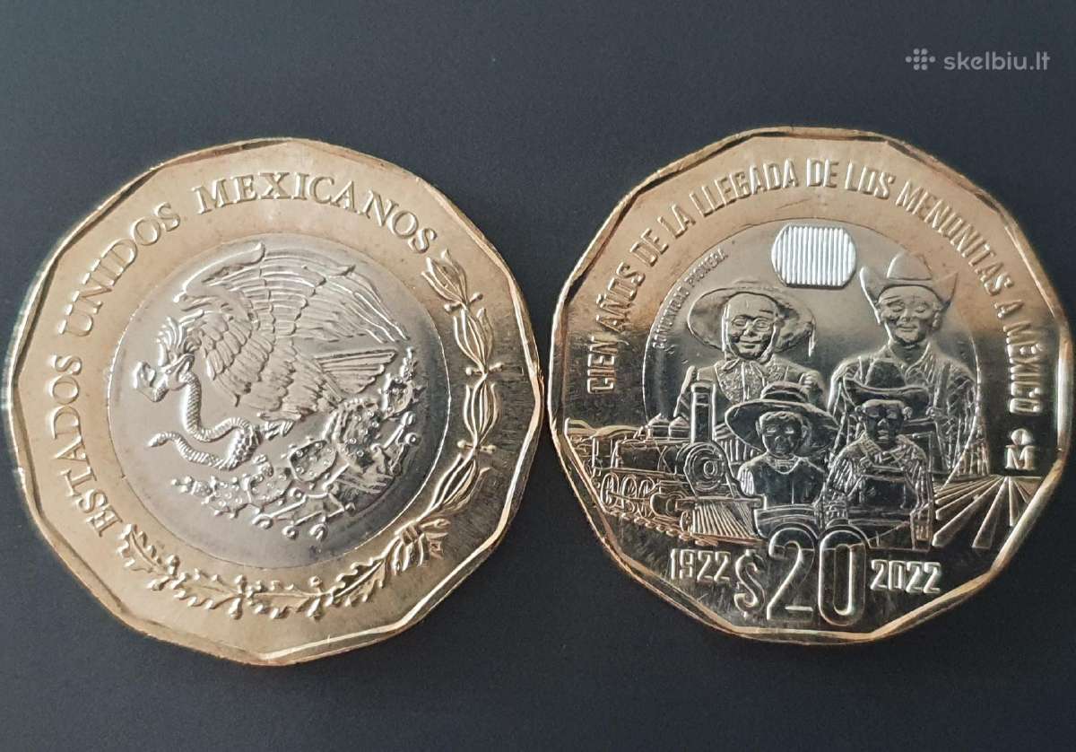 Meksika 20 Pesų, 2022 Menonitų Atvykimui 100 Uc314