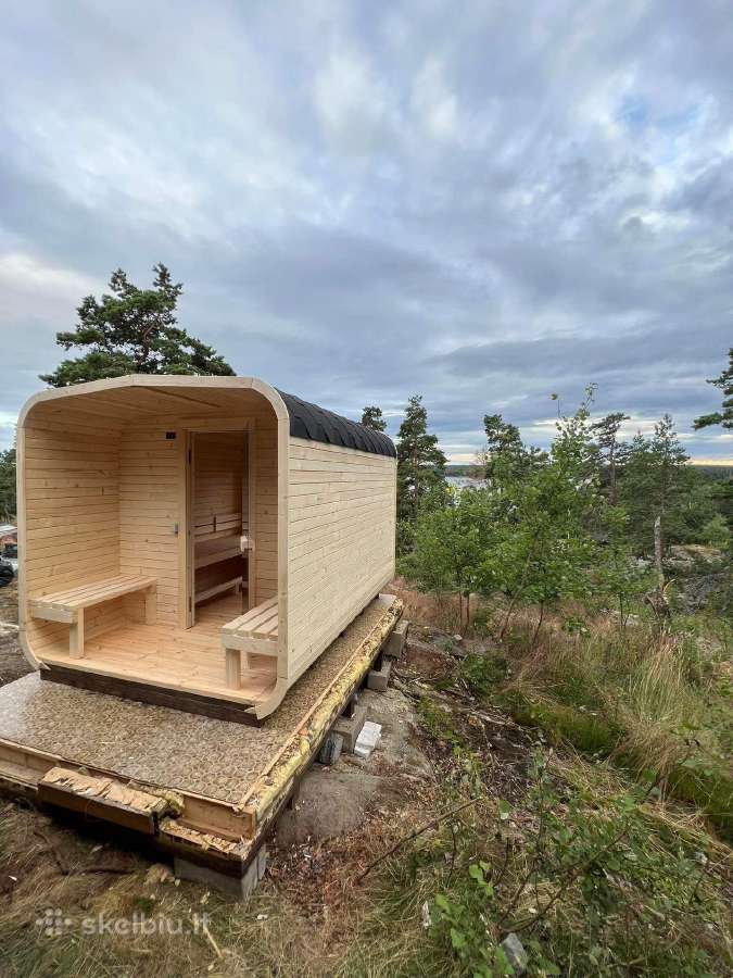 Cube Sauna: pusapvalė lauko pirtis - nuotraukos Nr. 17