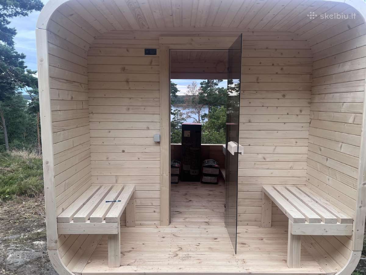Cube Sauna: pusapvalė lauko pirtis - nuotraukos Nr. 18