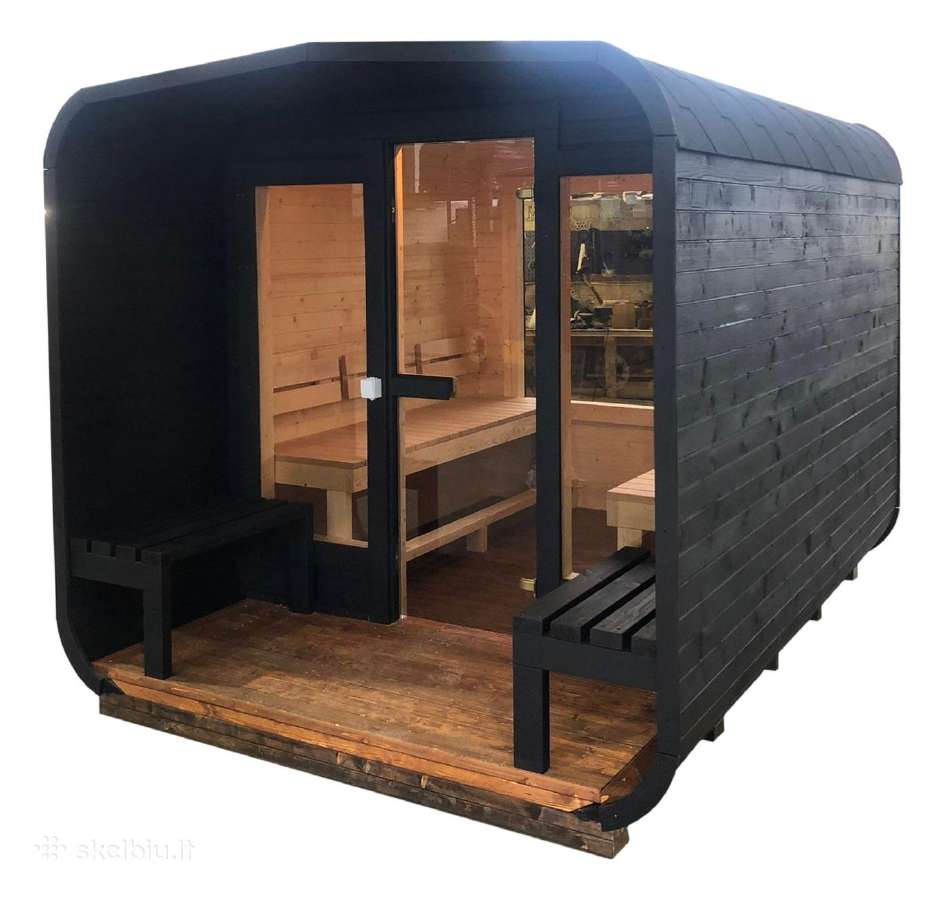 Cube Sauna: pusapvalė lauko pirtis - nuotraukos Nr. 15
