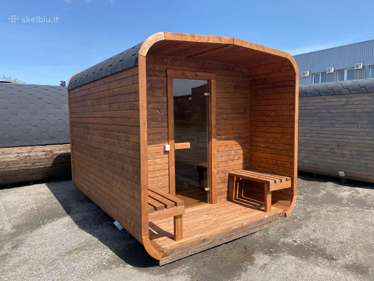 Cube Sauna: pusapvalė lauko pirtis - nuotraukos Nr. 29