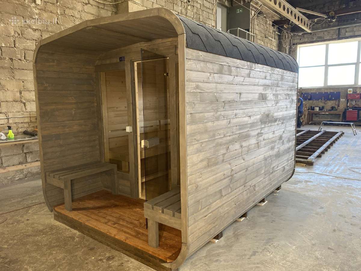 Cube Sauna: pusapvalė lauko pirtis - nuotraukos Nr. 31