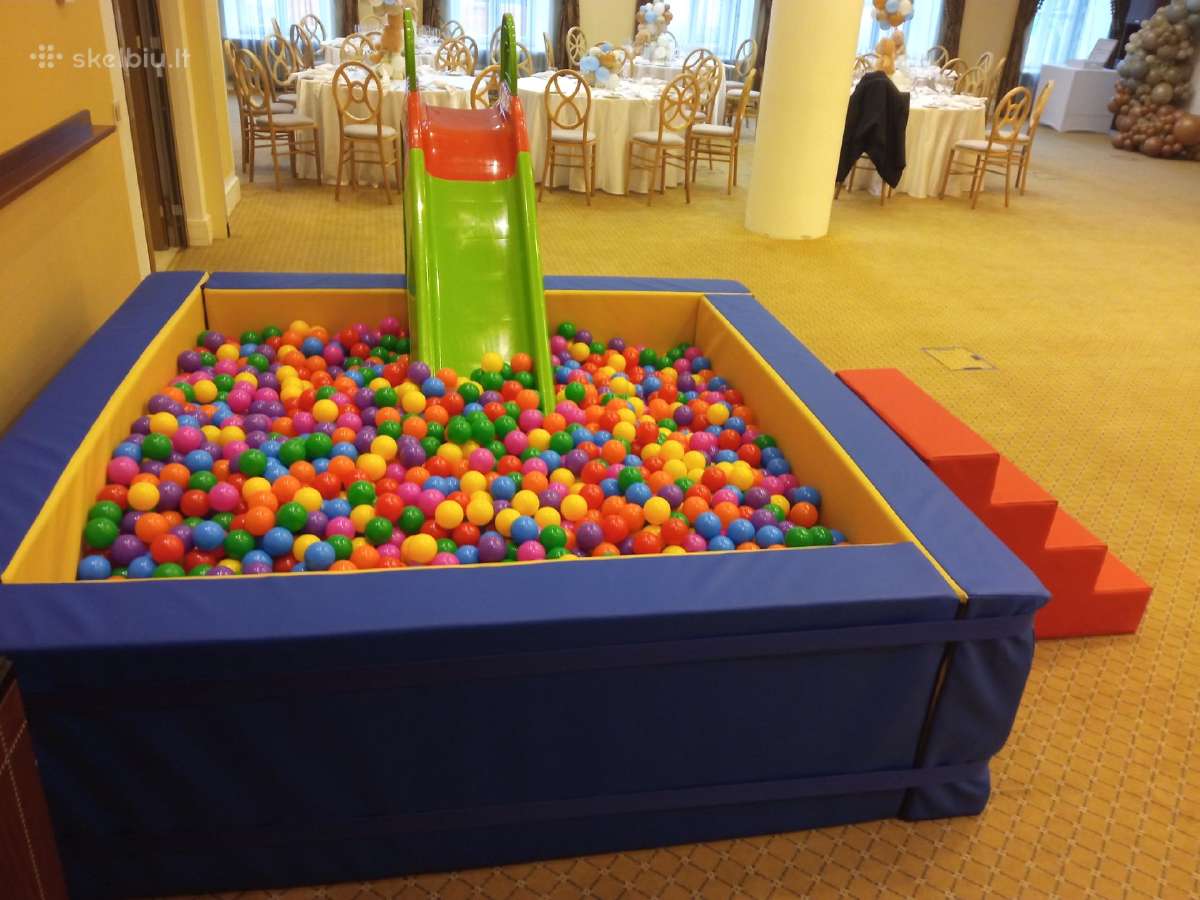 Lauko žaidimų nuoma, kamuoliukų baseino nuoma - nuotraukos Nr. 5