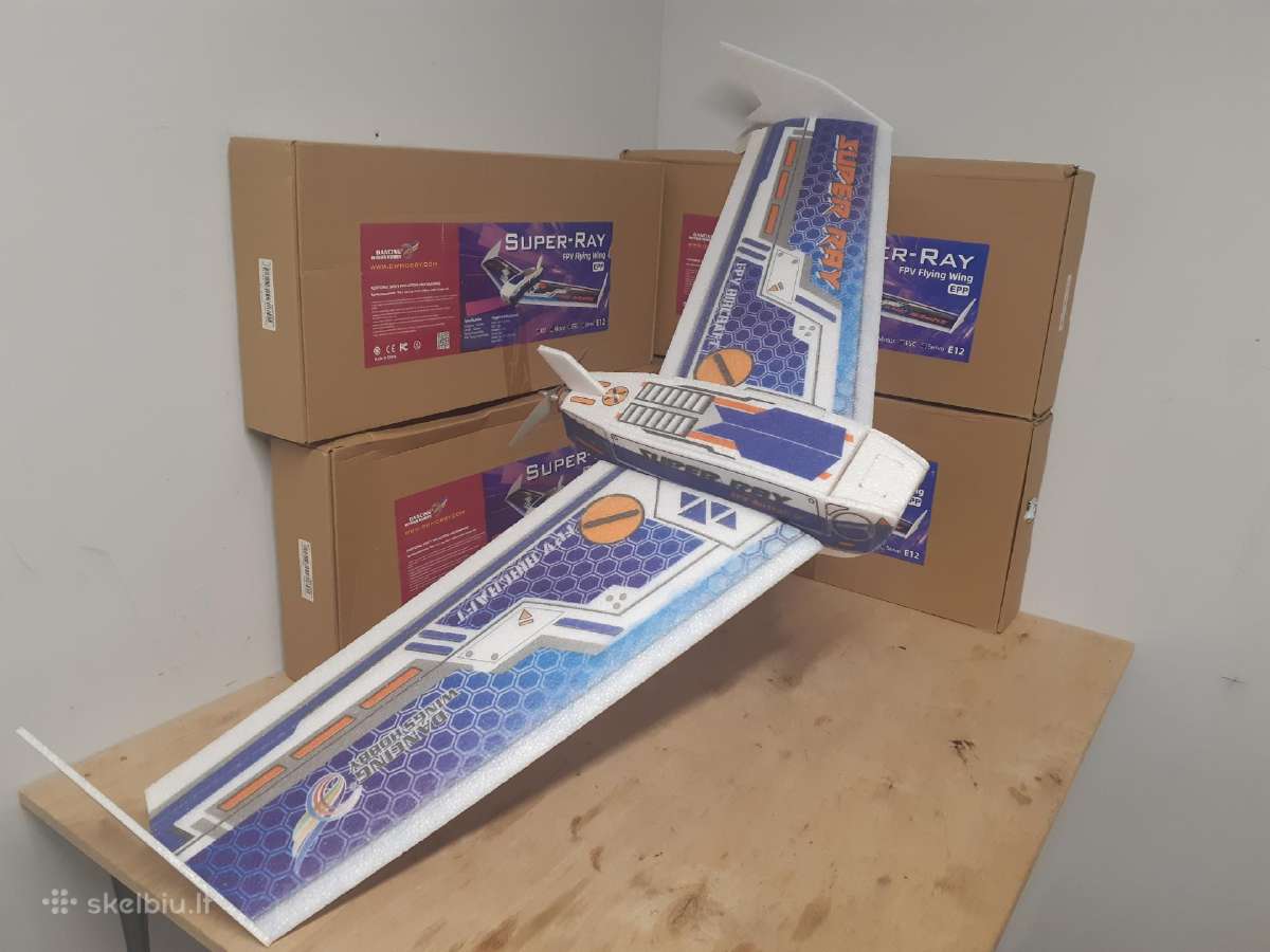 Nauji RC sparnai Dw hobby Super ray 1100mm