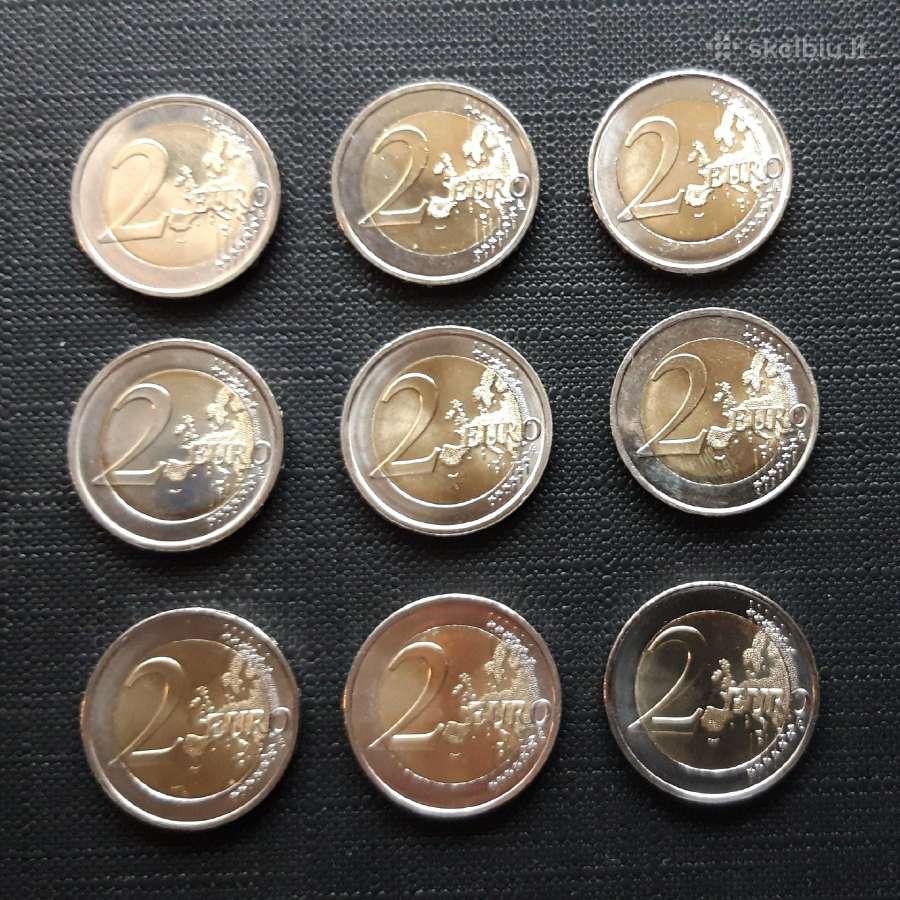 2 eur proginės monetos - nuotraukos Nr. 2