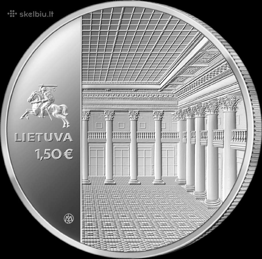 1 5 Eur Moneta Skirta Lietuvos Bankui 100 Skelbiu lt