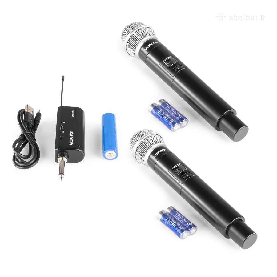 Bevieliai mikrofonai Vonyx Wm552 Plug-and-play Uhf - nuotraukos Nr. 3