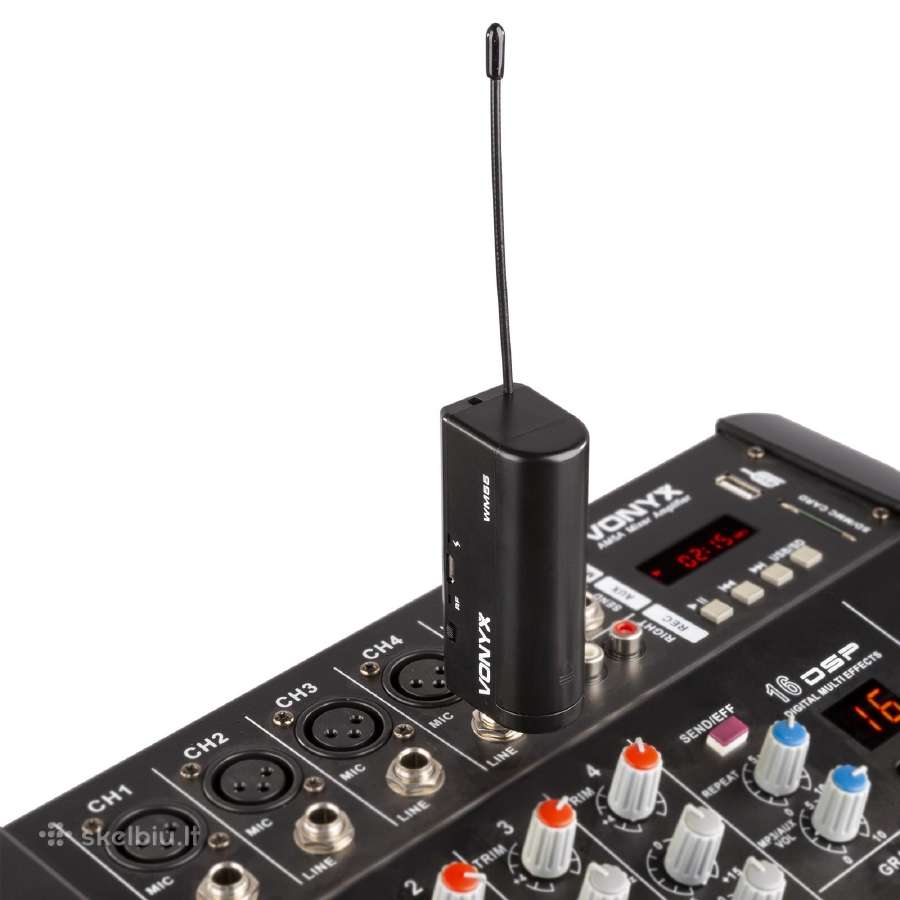 Bevieliai mikrofonai Vonyx Wm552 Plug-and-play Uhf - nuotraukos Nr. 11