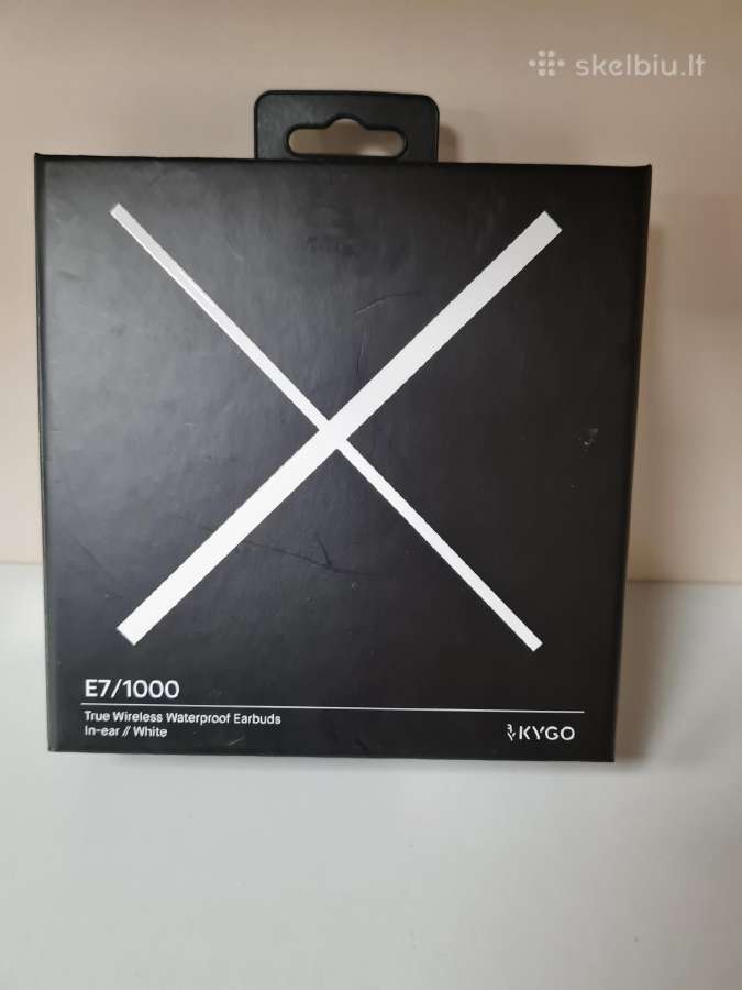 Belaidės ausinės Kygo E7/1000 Naujos. - nuotraukos Nr. 2