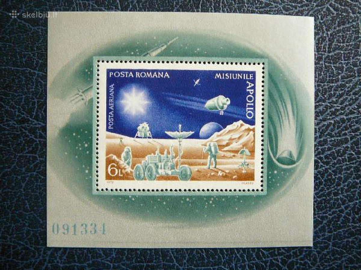 Kosmosas Apollo17 Menulyje Rumunija 2009 rm3078