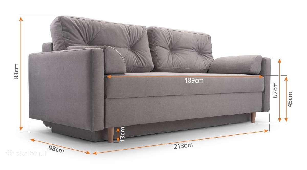 Sofa lova Astoria - gera kaina, kokybė, miegama - nuotraukos Nr. 5