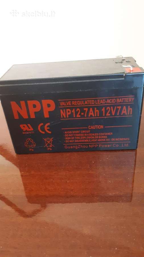 Akomuliatotius Npp12-7ah