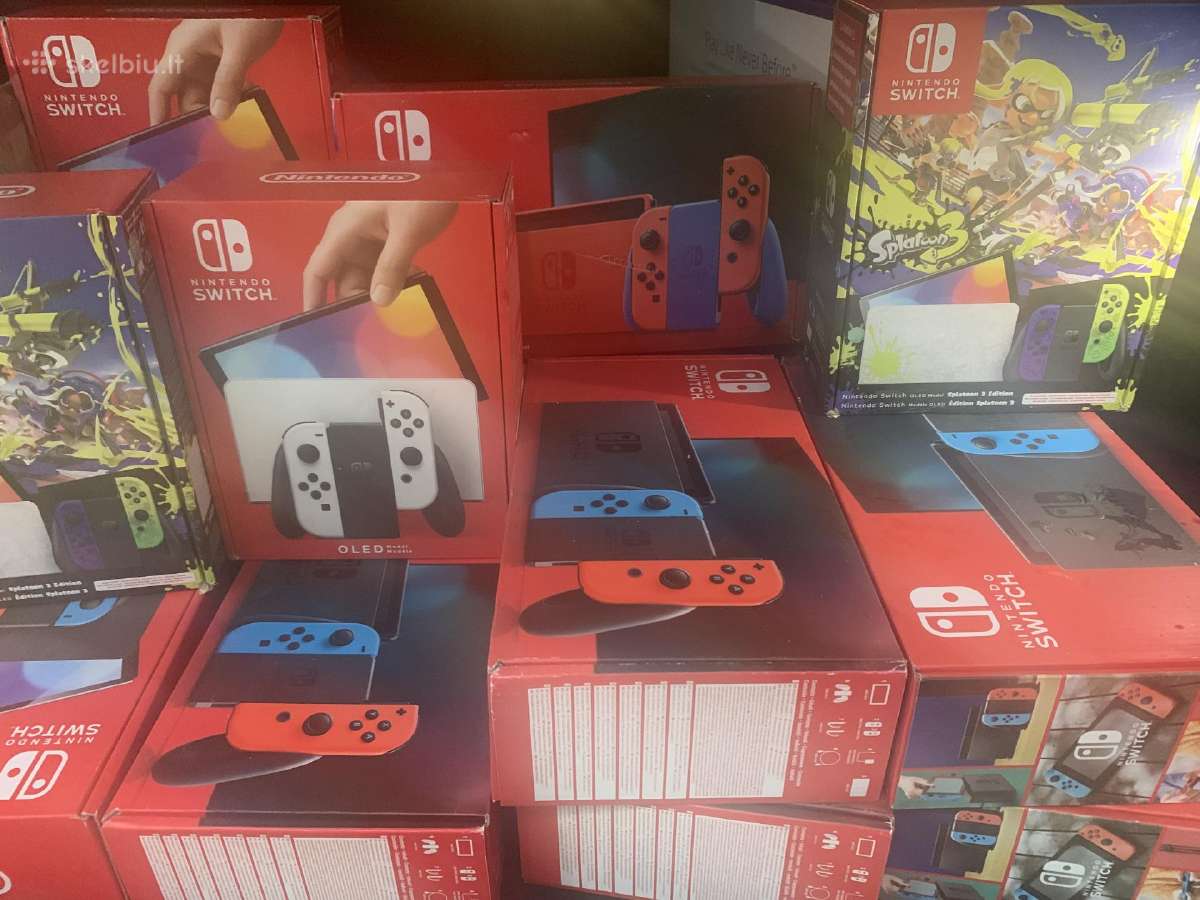 Nauji nintendo switch ir switch oled - nuotraukos Nr. 3