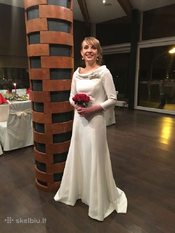 Balta vestuvinė suknelė - nuotraukos Nr. 2