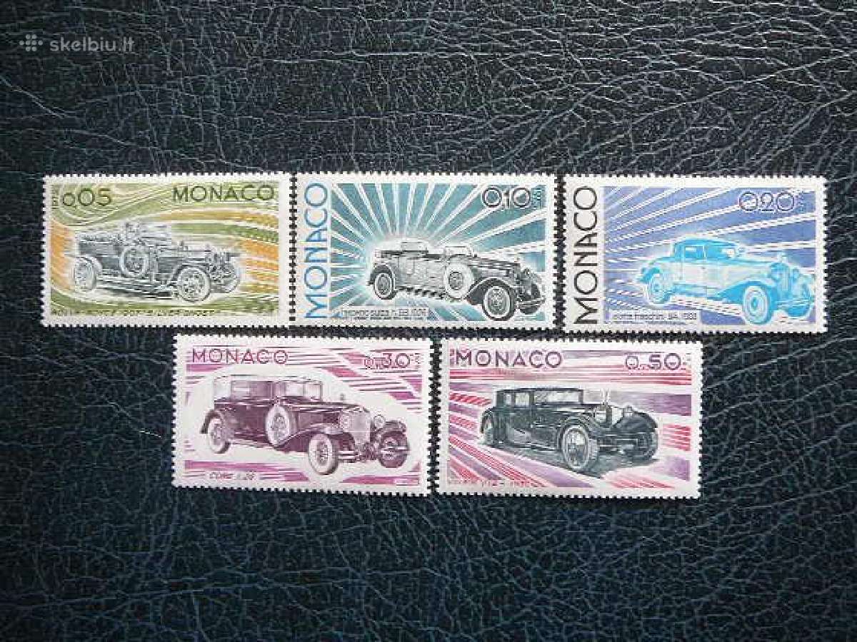 Automobiliai Monakas 1975 Mnh mn1191