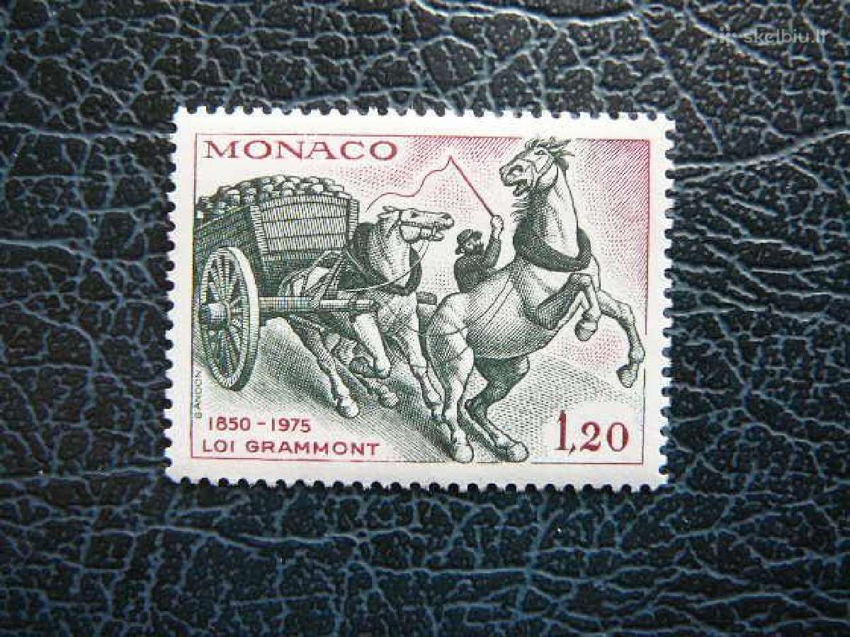 Arkliai Monakas 1975 Mnh mn1206