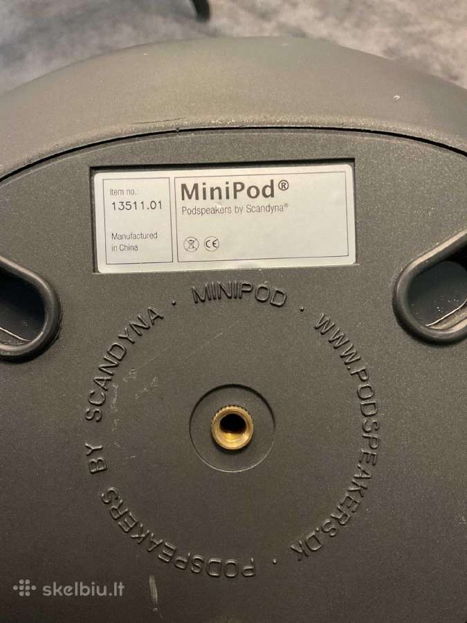 Scandyna minipod podspeakers koloneles - nuotraukos Nr. 5