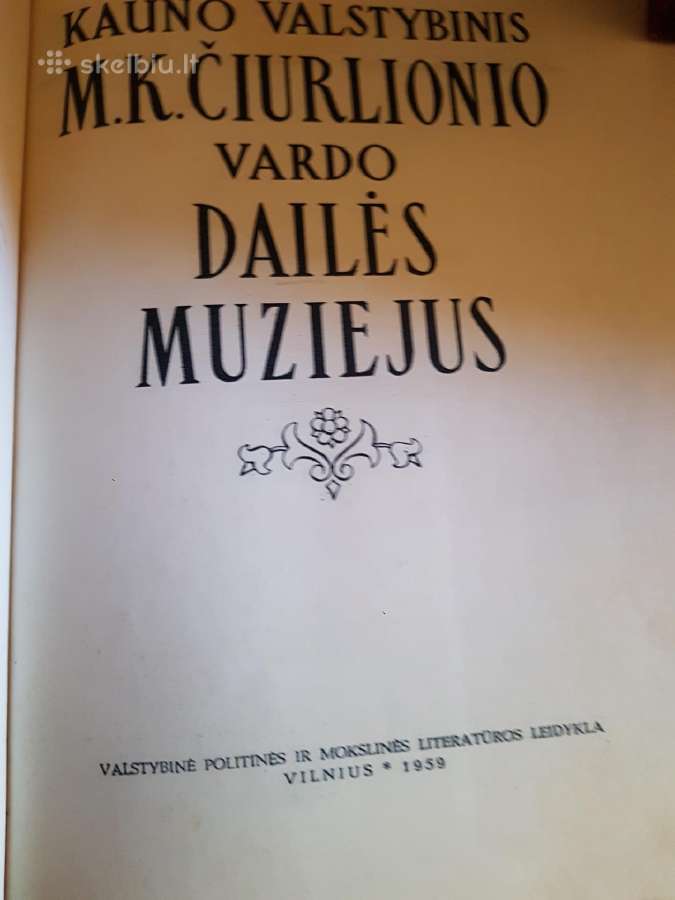 M.k.čiurlionio vardo Dailės Muziejus,seno leidimo - nuotraukos Nr. 3