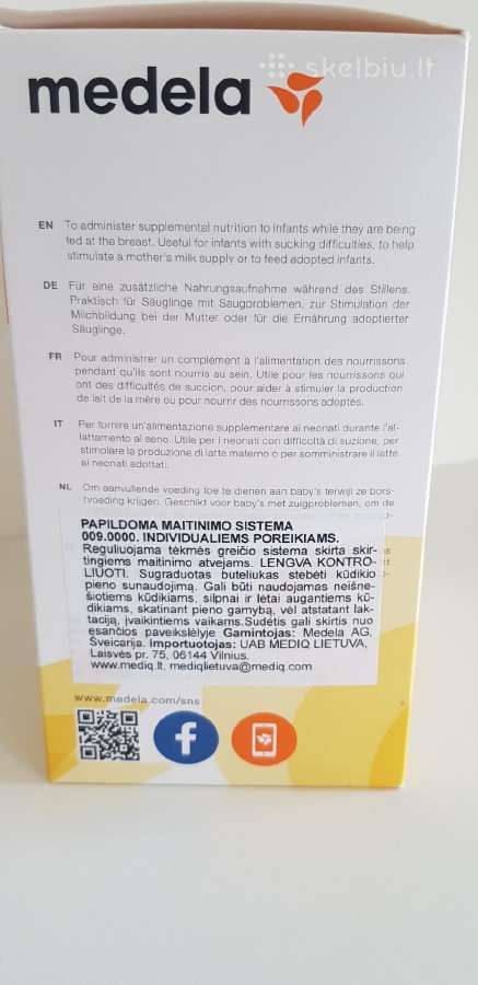 Medela primaitinimo sistema - nuotraukos Nr. 2