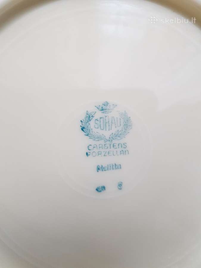 Sorau Carstens Porceliano Servizas "Melitta" - nuotraukos Nr. 5