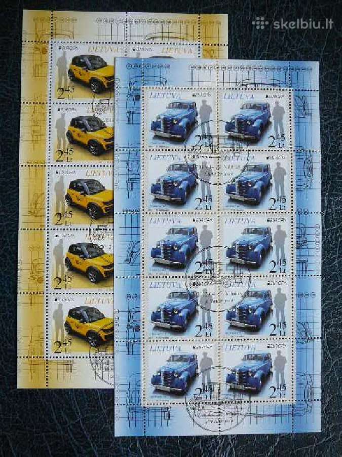 Lietuva 2013 Europa Automobiliai antsp lit1131klba