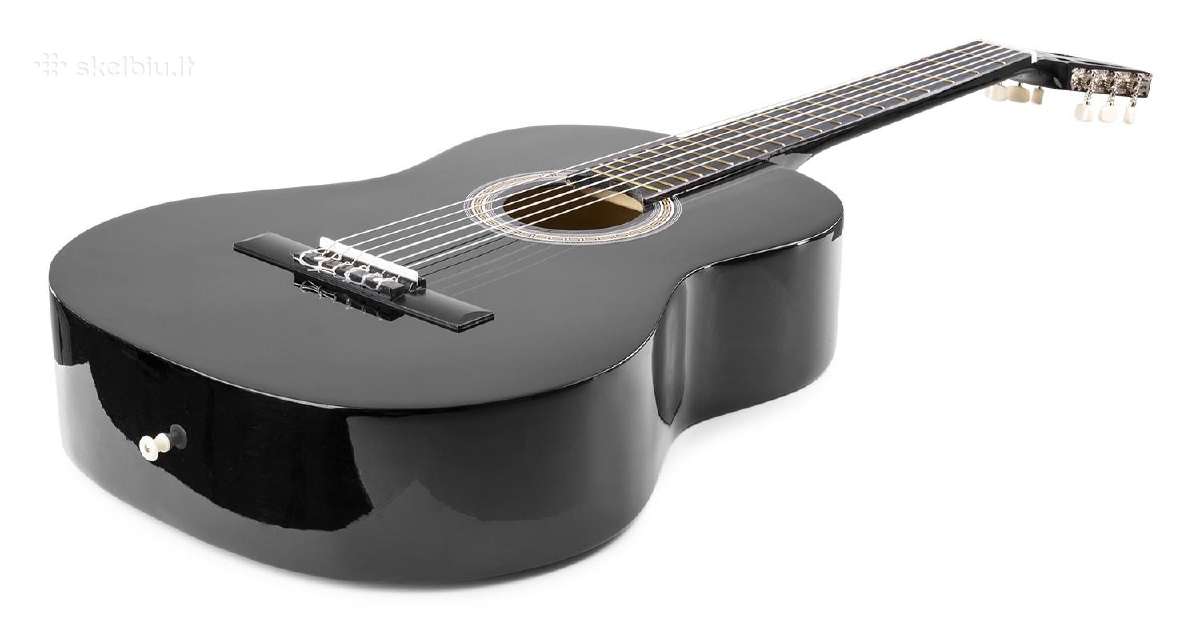 Max Soloart klasikinė gitara juoda - rinkinys - nuotraukos Nr. 6