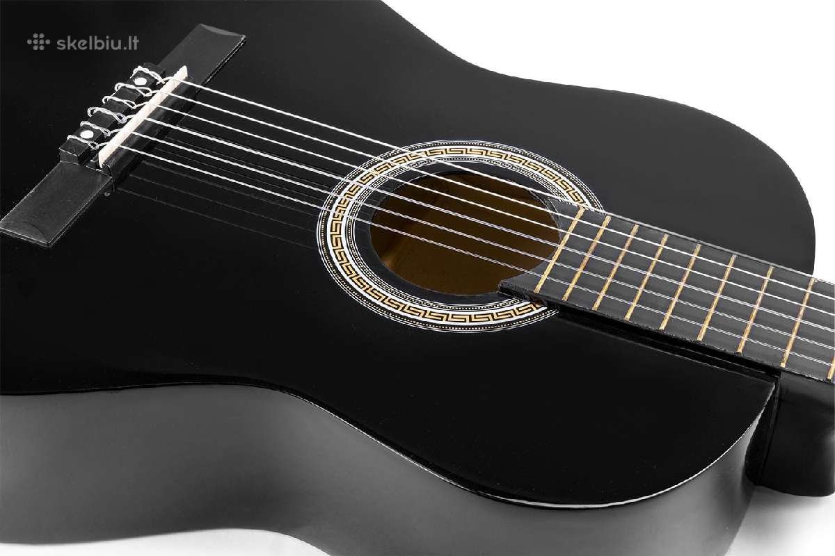 Max Soloart klasikinė gitara juoda - rinkinys - nuotraukos Nr. 7
