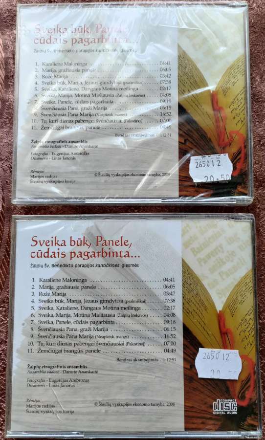 -Kantičkos giesmės Žalpių vienuolynas CD 26 - nuotraukos Nr. 3